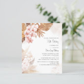 70e verjaardag van de Pampas Grass Floral Party (Staand voorkant)