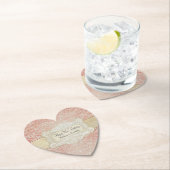 70e verjaardag van de  partij Lace Frans Regency Kartonnen Onderzetters (Insitu)