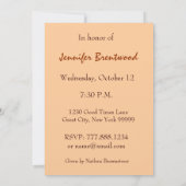 70e verjaardag van de uitnodiging tot het indienen (Achterkant)