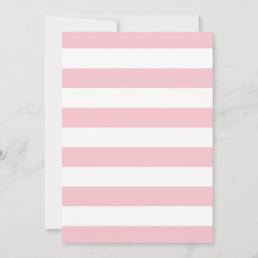 70e verjaardag van de uitnodiging tot roze en goud (Achterkant)