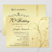 70e verjaardag van de Uitnodigingen van de Partij  (Voorkant / Achterkant)