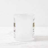 70e verjaardag van de viering van de wereld Best F Matglas Koffiemok (Center)