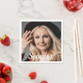 70e verjaardag van het fotomanuscript vrouwelijke  servet (Insitu)