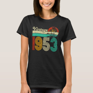 70e Verjaardag Vintage 1953 70 Jaar Oud Mannen Vro T-shirt