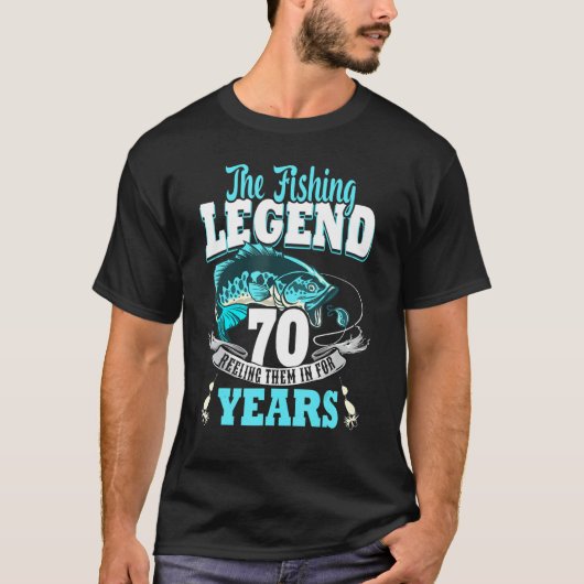 70e verjaardag visserij 70 jaar oude visser 1953 3 t-shirt (Voorkant)
