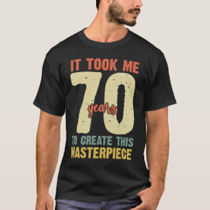 70e verjaardag voor mannen 70-jarige mannen t-shirt