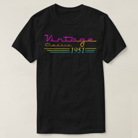 70e verjaardag vrouwen 70 jaar oud 70e Ret T-shirt (Design voorkant)