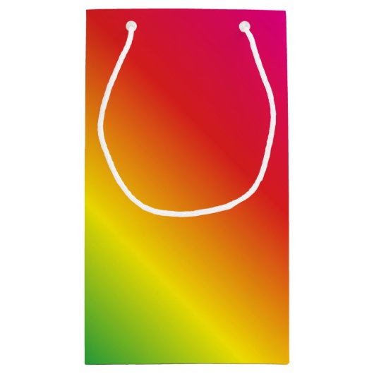 70e verjaardag werelden Beste Fabulous regenboog Klein Cadeauzakje (Achterkant)