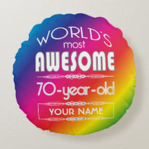 70e verjaardag werelden Beste Fabulous regenboog