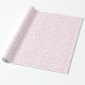 70e verjaardag Willekeurig nummer roze/wit 70 Cadeaupapier (Uitgerold)