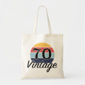  70e verjaardag Zondag Tote Bag (Voorkant)