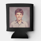 70e verjaardag zwart wit Instagram foto Blikjeskoeler (Achterkant)