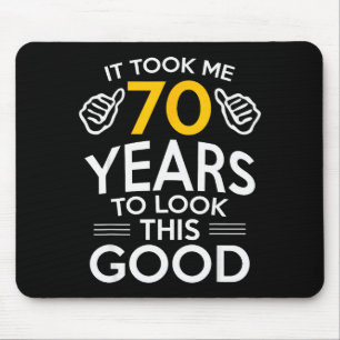 70e verjaardagscadeau maakte me 70 jaar oud muismat