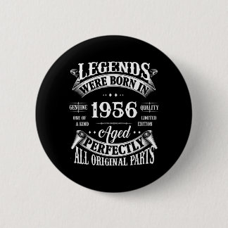 70e verjaardagscadeau Vintage Legenden Geboren In Ronde Button 5,7 Cm