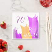 70e Verjaardagsfeest Motivatie Tulpen Servet (Insitu)