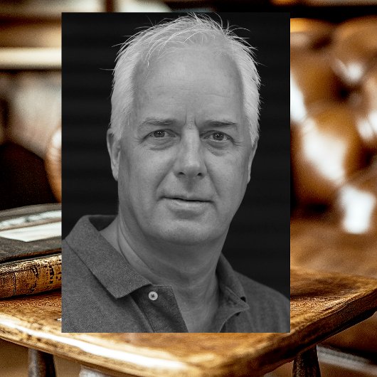 70e verjaardagsfeest zwarte gouden ballonnen foto kaart