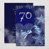 70e verjaardagsfeestdag hoofdartikel CUSTOMIZE Kaart (Voorkant / Achterkant)