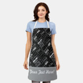 70e verjaardagsfeestje gepersonaliseerde geschenke schort (Gedragen)