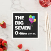 70e verjaardagsfeestje krijgt oude Humor Servet (Insitu)