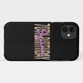 70e verjaardagskraad citeert gezegden Case-Mate iPhone case (Achterkant (horizontaal))