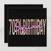 70e verjaardagskraad citeert gezegden save the date (Voorkant / Achterkant)