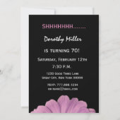 70e verrassingsdag  roze dag kaart (Achterkant)