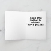 **70e VIRTHDAG SCHRIJVEN OP DE WALL-kaart Kaart (Binnen)