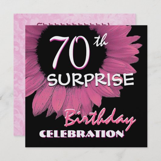 70e ZUIVERING Zonnebloem 001 Kaart (Voorkant / Achterkant)