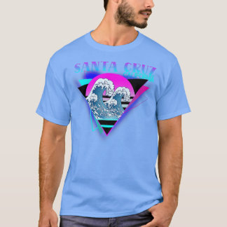 70er 80er in California City Santa Cruz wave T-shirt