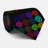 70s 45 Vinyl Album Record Retro Stropdas (Opgerold)