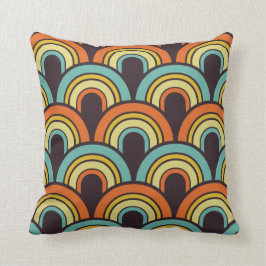 70s 60s kleurenschema retro patroonkussen kussen