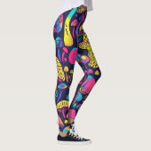 70s 60s Psychedelic Hippy Retro Hip Leggings (Rechts)