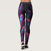 70s 60s Psychedelic Hippy Retro Hip Leggings (Achterkant)