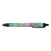 70s 60s Psychedelic Hippy Retro Hip Zwarte Inkt Pen (Bodem)
