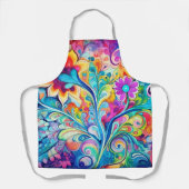70s 60s Psychedelische Hippie Retro Hip Schort (Voorkant)