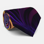 70s 60s Psychedelische Veren  Stropdas (Opgerold)