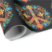 70s 60s Vredesteken Kleurrijk Cadeaupapier (Rol Hoek)