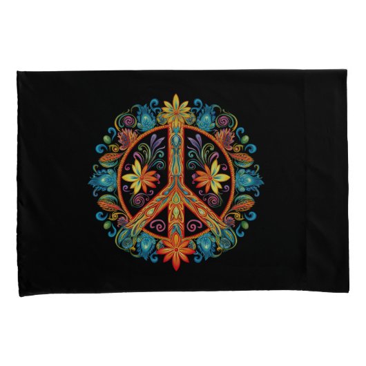 70s 60s Vredesteken Kleurrijk Kussensloop (Voorkant-Rechts)