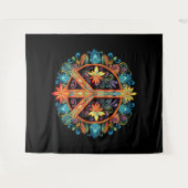 70s 60s Vredesteken Kleurrijk Wandkleed (Voorkant (horizontaal))