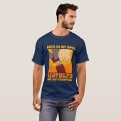 70s 80s Back In my Days Seatbelts Were Suggestions T-shirt (Voorkant volledig)