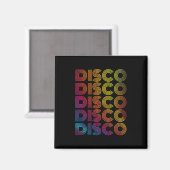 '70's 80's Disco Dansparty Retro Old Sch Magneet (Voorkant / Achterkant)