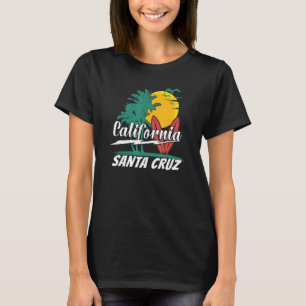 70s 80s in Californische stad Santa Cruz Surfen T-shirt