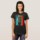 70s 90s  Retro Arcade Video Game Old Sc T-shirt (Voorkant volledig)