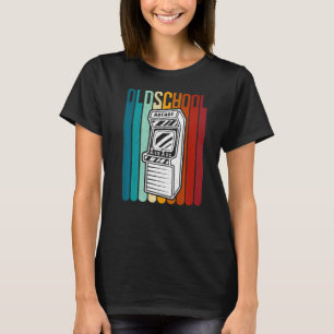 70s 90s  Retro Arcade Video Game Old Sc T-shirt