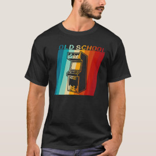 70S 90S Retro Arcade Video Game Old Sc T-shirt