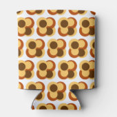 70s Abstracte Geometrische Cirkelvormen Blikjeskoeler (Achterkant)