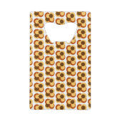 70s Abstracte Geometrische Cirkelvormen Creditkaart Flessenopener (Achterkant)