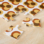 70s Abstracte Geometrische Cirkelvormen Legpuzzel (Zijkant)