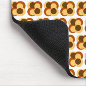 70s Abstracte Geometrische Cirkelvormen Muismat (Hoek)