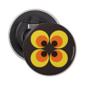 70s-achtergrond button flesopener (Voorkant)